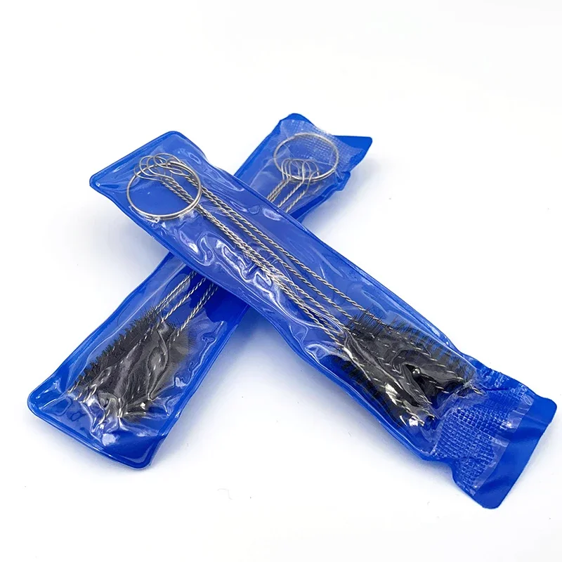 5 pcs/Set Mini Escova De Limpeza Tubo De Vidro Escova De Limpeza Ferramentas Para Fumar Acessórios