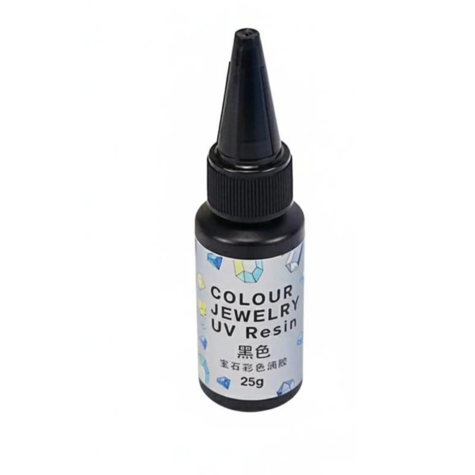 

25 G Light-Curing-Curing Resin High Pellucidity Colored Light-Curing Jewelry Anti-Yellowing Yellow Resistant for Home Workshop