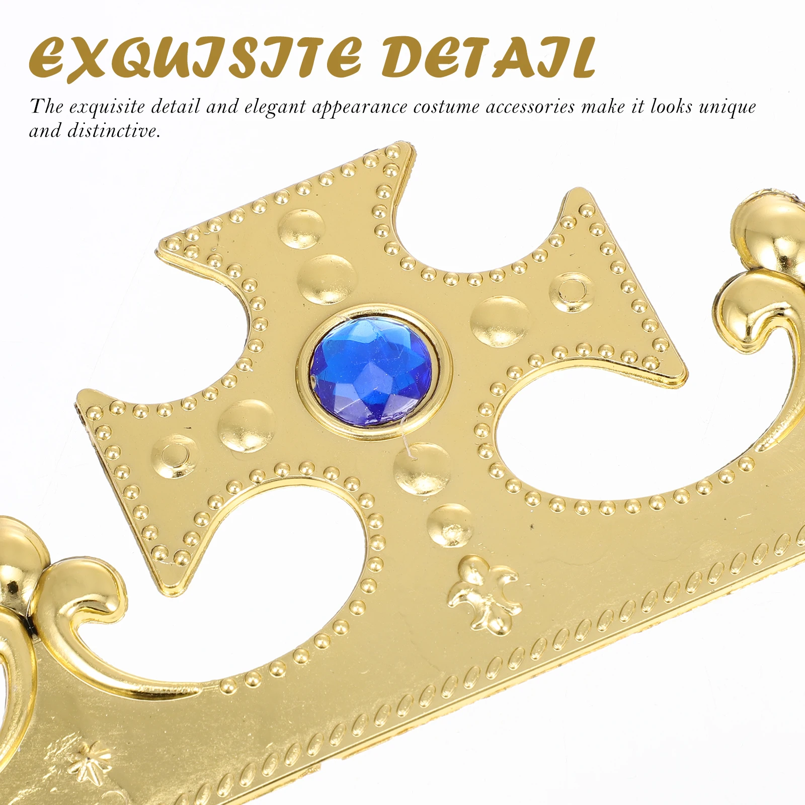 

4 шт., головные уборы в виде королевской короны, детский королевский костюм, аксессуар для вечеринки, головной убор принца для дней рождения, выступлений на сцене