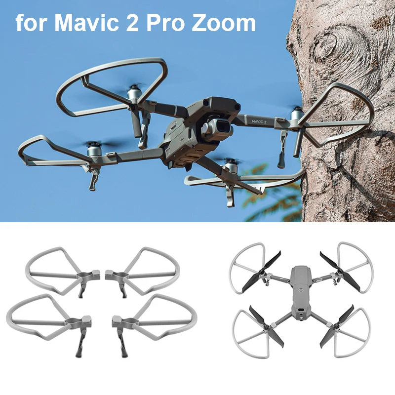 Propeller Guard for DJI Mavic 2 Pro Zoom Drone Blade Protector Cage Cover with Height Extender Landing Gear Drone Accessories