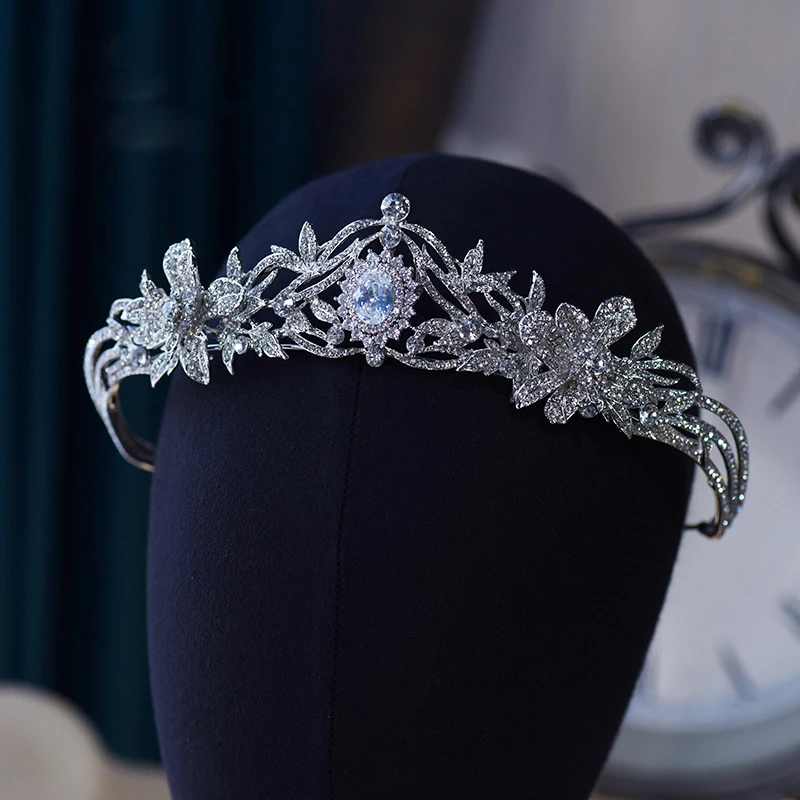 

Gorgeous Pearls Bridal Headbands, Crystal Tiara Headpieces, Wedding Hair Accessory, Prom Headwear