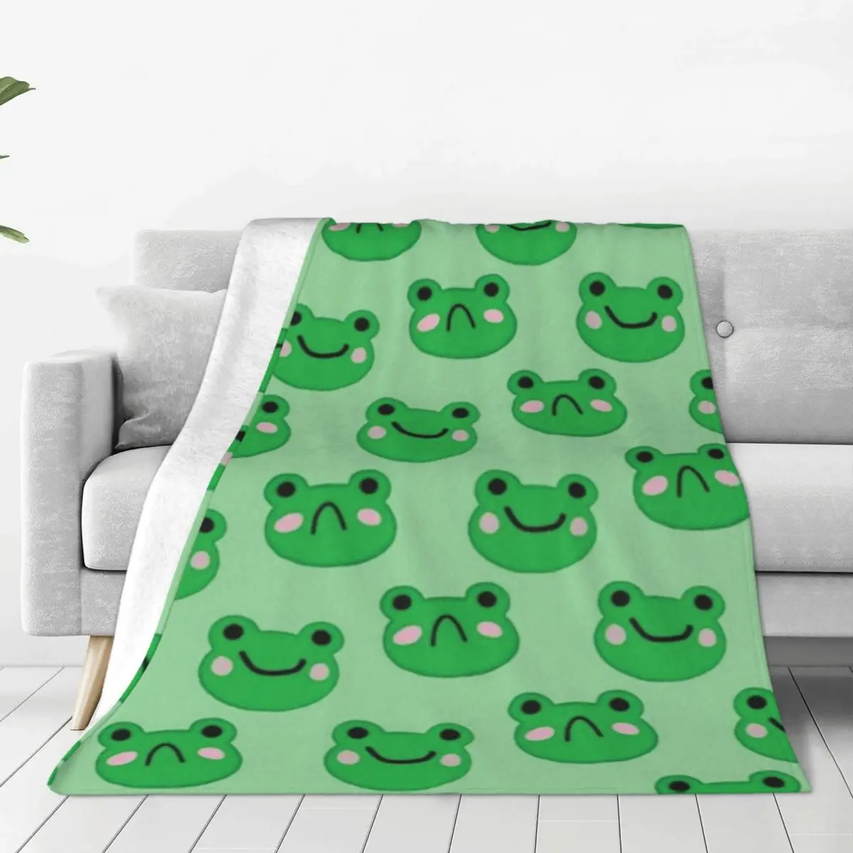 

Frogs Doodle Blanket Kawaii Boys Girls Gifts Cute Animal Fleece Throw Blankets Airplane Personalised Ultra-Soft Warm Bedspreads