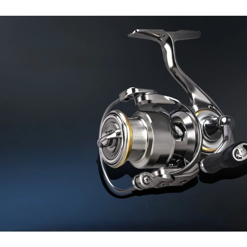 

Spinning wheel Metal far throw oblique mouth shallow line cup Luya wheel Rock fishing Sea fishing micro object Luya fishing