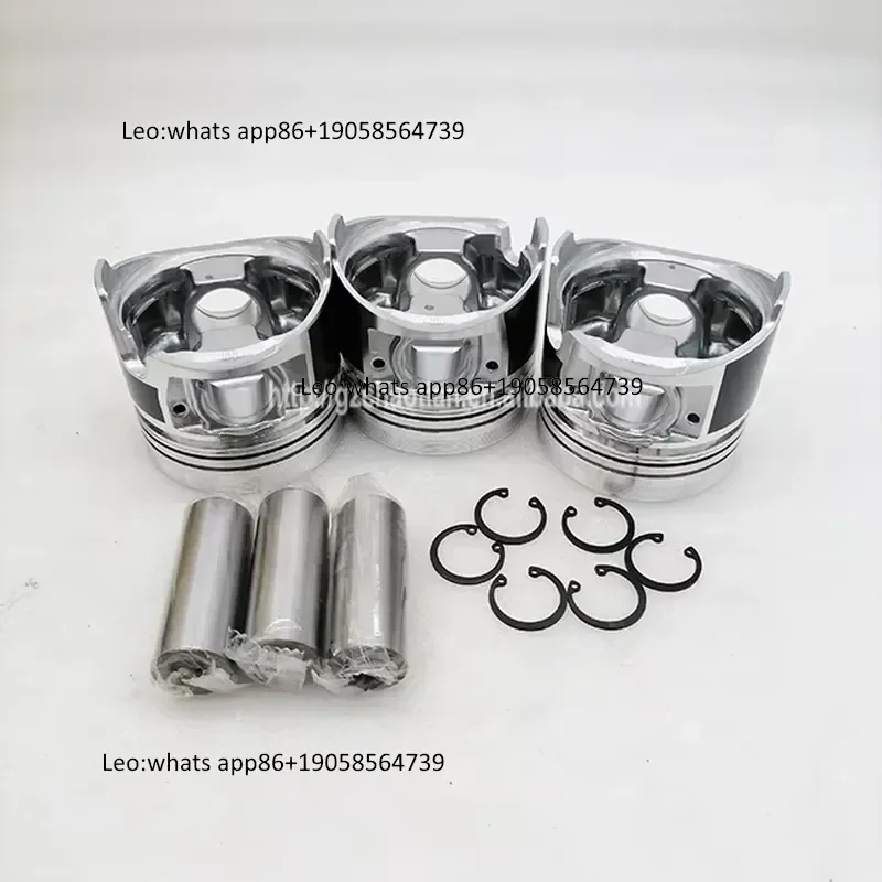 3LD1 Engine Piston 8-97176887-0 Excavator Spare Parts Piston Kit 8-97176887-0 for Engine 3LD1 Engine Parts Piston