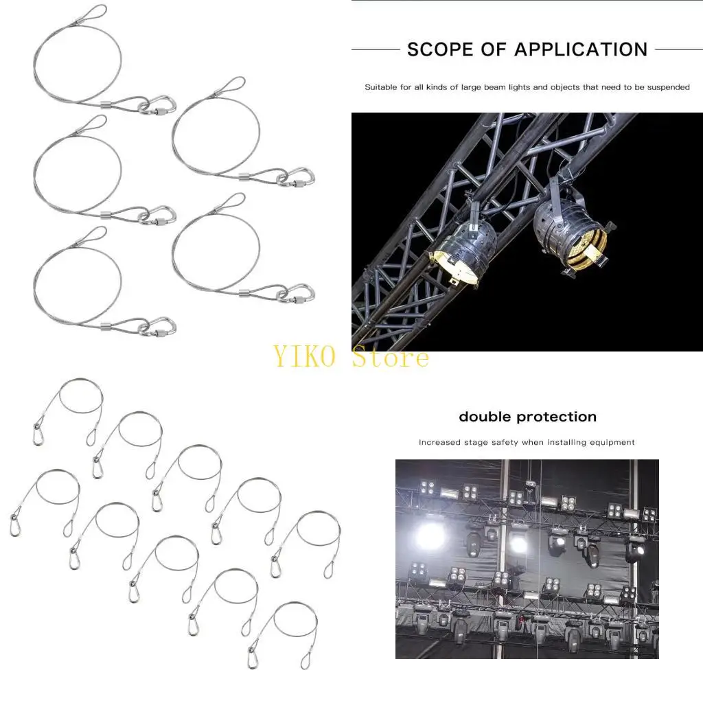 

Кабель безопасности нержавеющей стали К32К для провода фиксации оборудования освещения этапа и диджея