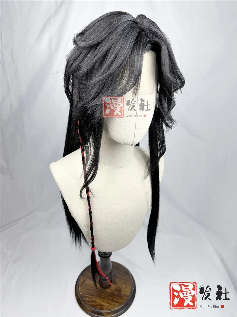 Styled Hua Cheng San Lang Cosplay Wigs Customized Cos Wig Tian Guan Ci Fu Heaven Official’s Blessing HuaCheng Cos Wigs Props