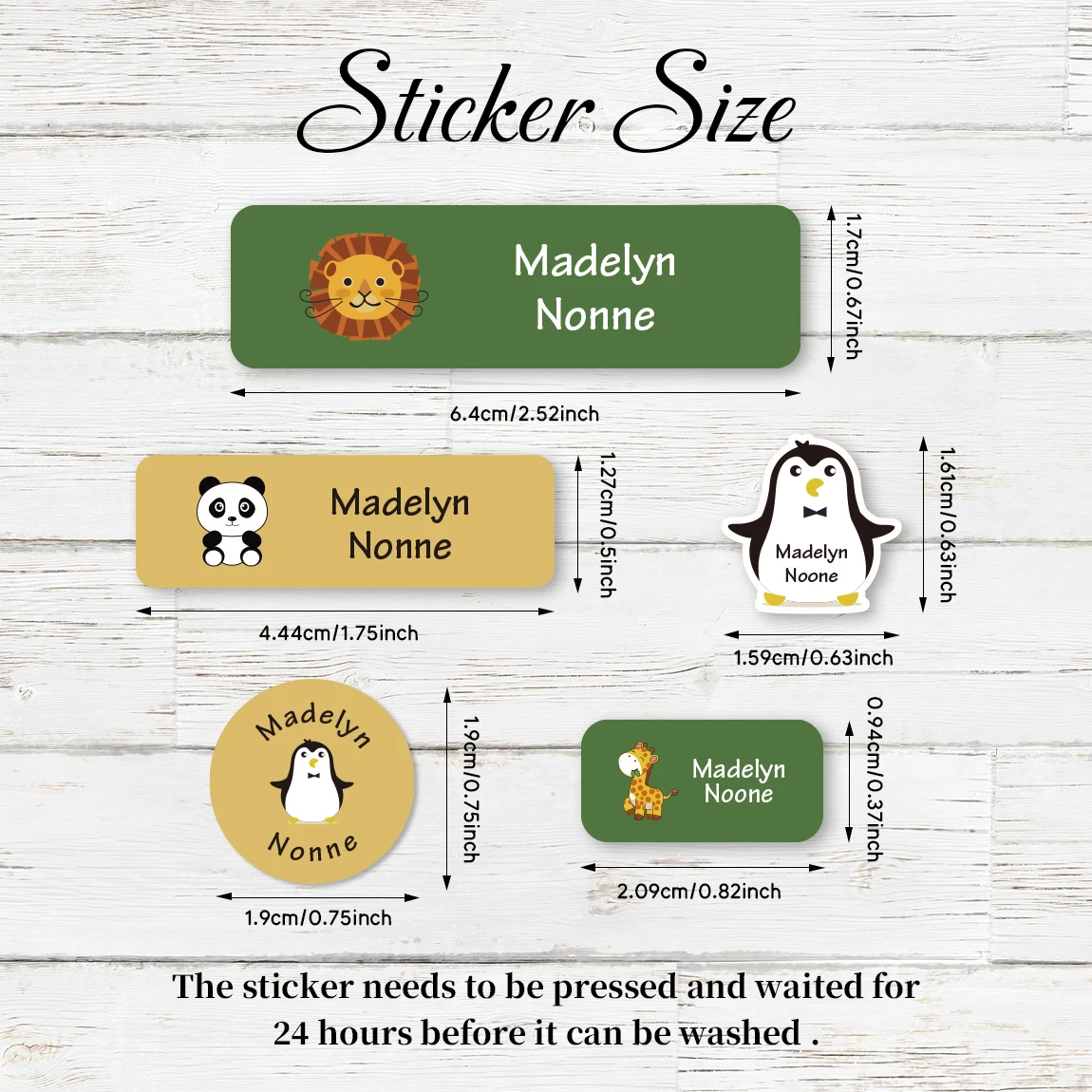Custom Name Labels 121PCS 2 Sheets Personalized Stickers for Clothes, Lunch Boxes, Bottles, Kids School Supplies, Camp, Daycare