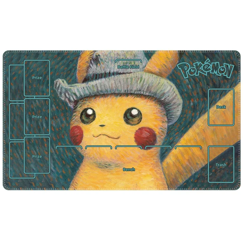 อะนิเมะ PTCG Battle Pad การ์ด Pad Van Gogh การ์ด PTCG Pad การ์ด Battle Board เดี่ยวการ์ดเกม Pad ตารางของขวัญของเล่น