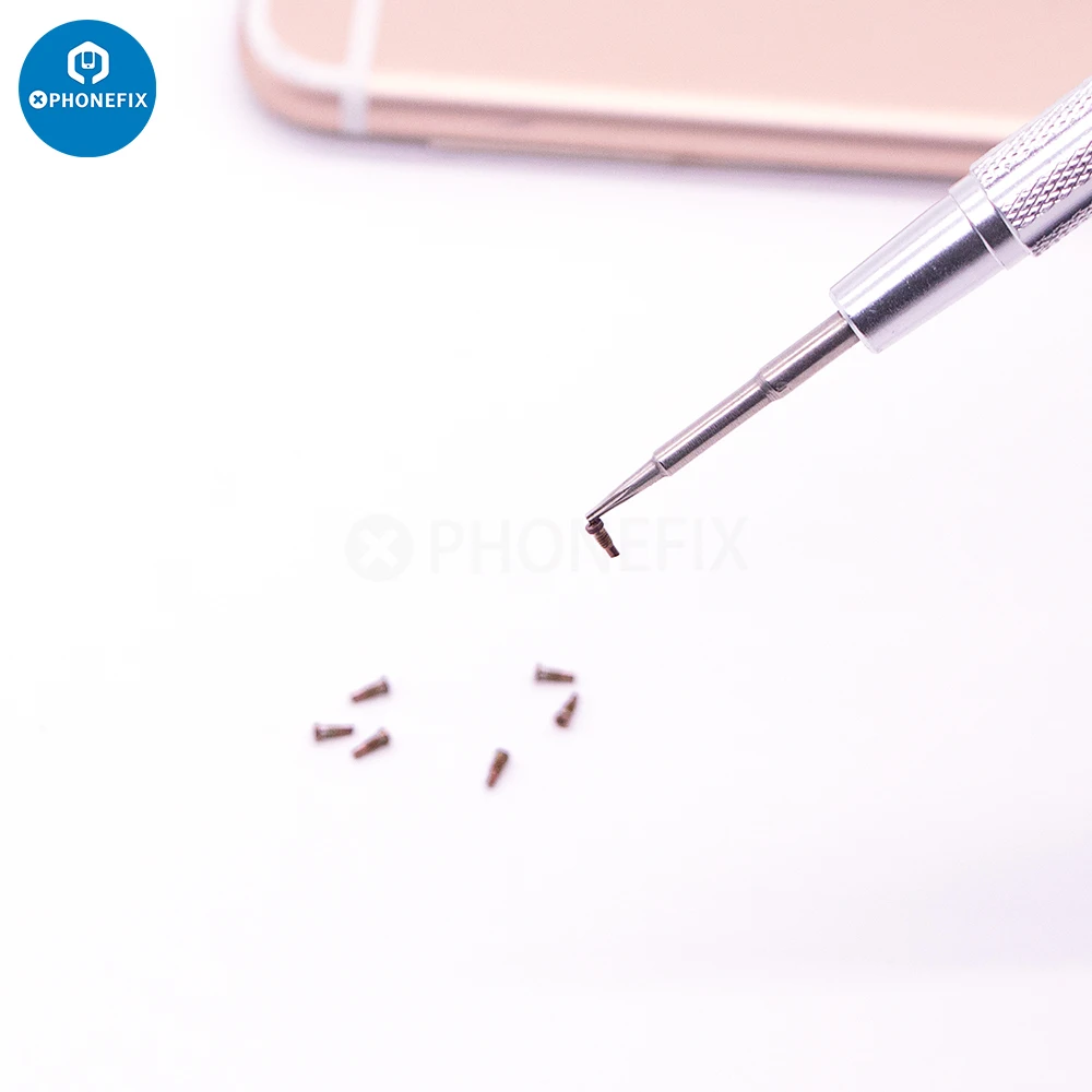 5pcs Set Mobile Phone Opening Screwdriver for iPhone iPad Repair Phillips 0.6Y T2 0.8Pentagram Aluminum Screwdriver Repair Tool
