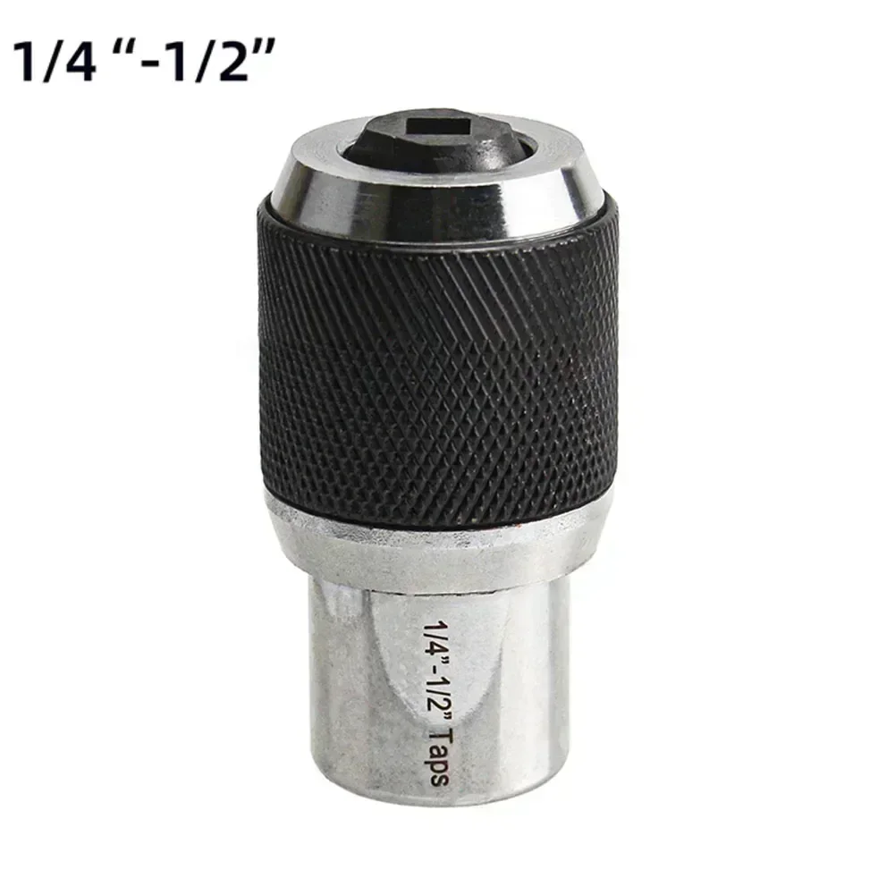 1 個タップソケット 6-1/4 インチ 1/4-1/2 インチソケットアダプタタップ抽出ソケット調整可能なジョー抽出ツールタップリーマー用