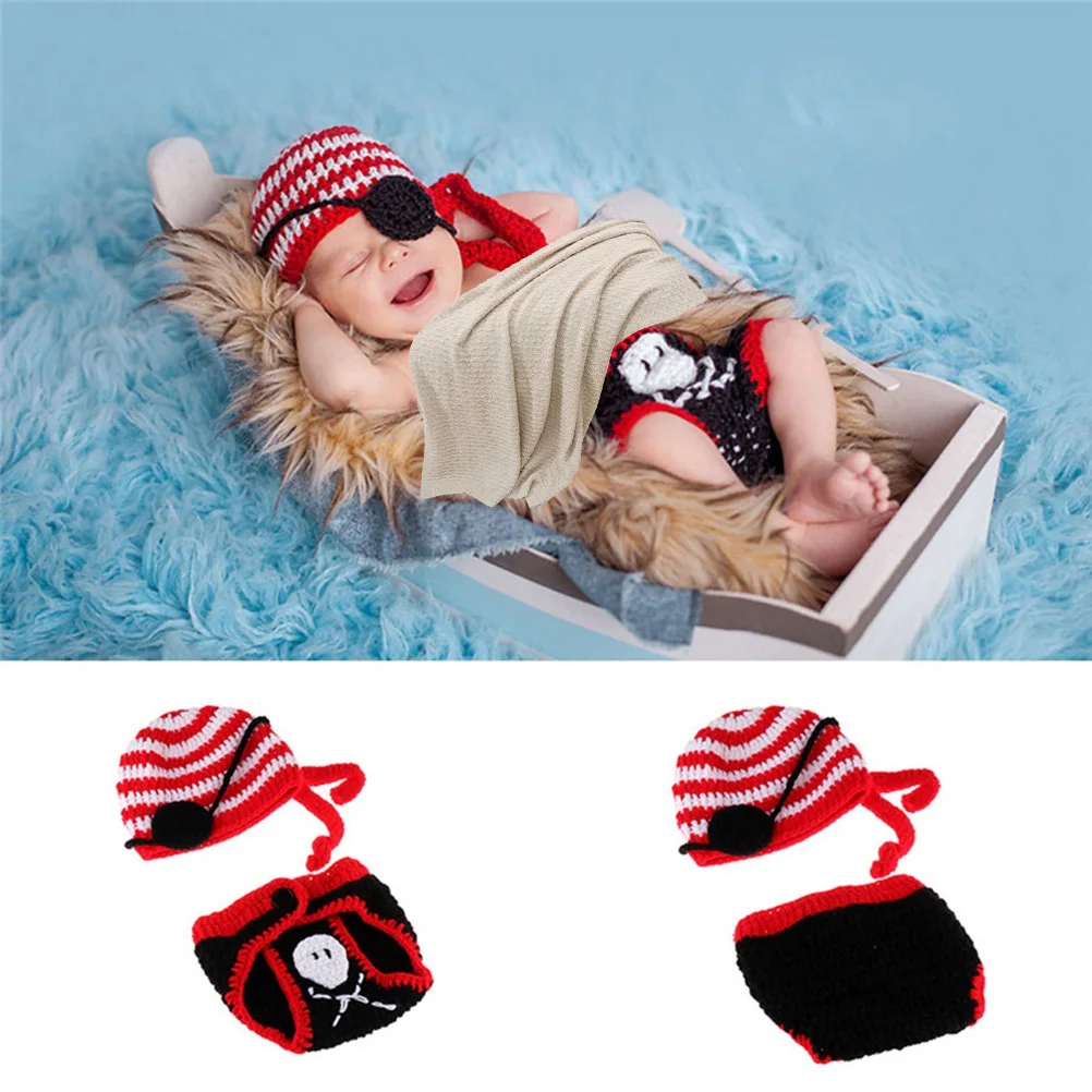 Abbigliamento per Fotografia di Neonati per il Centenario, Outfit Fatto a Mano con Design Cartoon, Accessorio Creativo per Servizi Fotografici