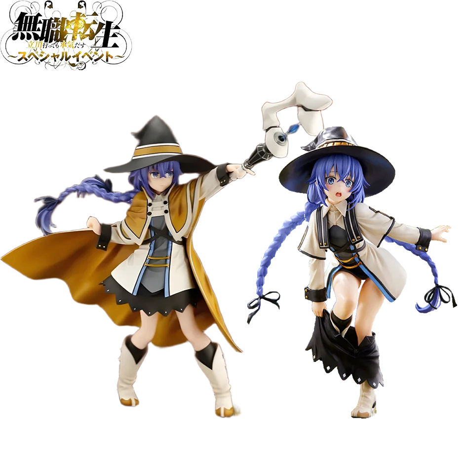 Figura de acción de mago Roxy Migurdia, 25cm, Mushoku Tensei: reencarnación sin voz, figura de Anime de PVC, modelo de colección para adultos, muñeca de juguete