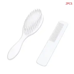 Brosse à Cheveux pour Bébé, Peigne pour Nouveau-nés et Tout-petits, Énergie du Cuir oral elu, Sécurité betantile, Fournitures d'Allaitement, 2 Pièces