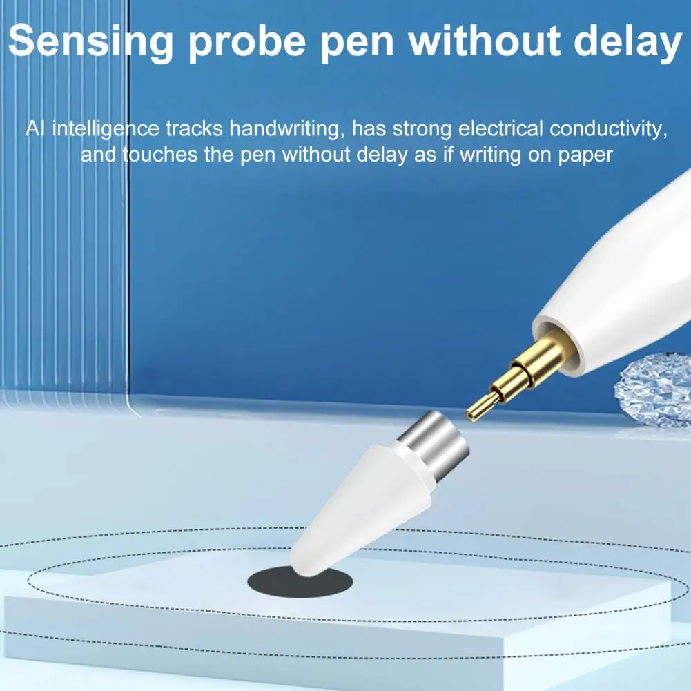 Kapazitiver Stift schlanker Stift Bleistift universeller wiederauf ladbarer Stift mit Power-LED-Display für Handy-Tablet schlank für iPad