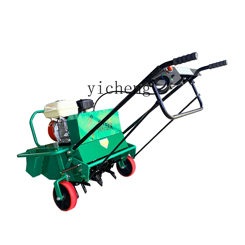 

ZC turf flat maintenance punching machine hand push self-propelled pasture maintenance punching pitch ventilation punching