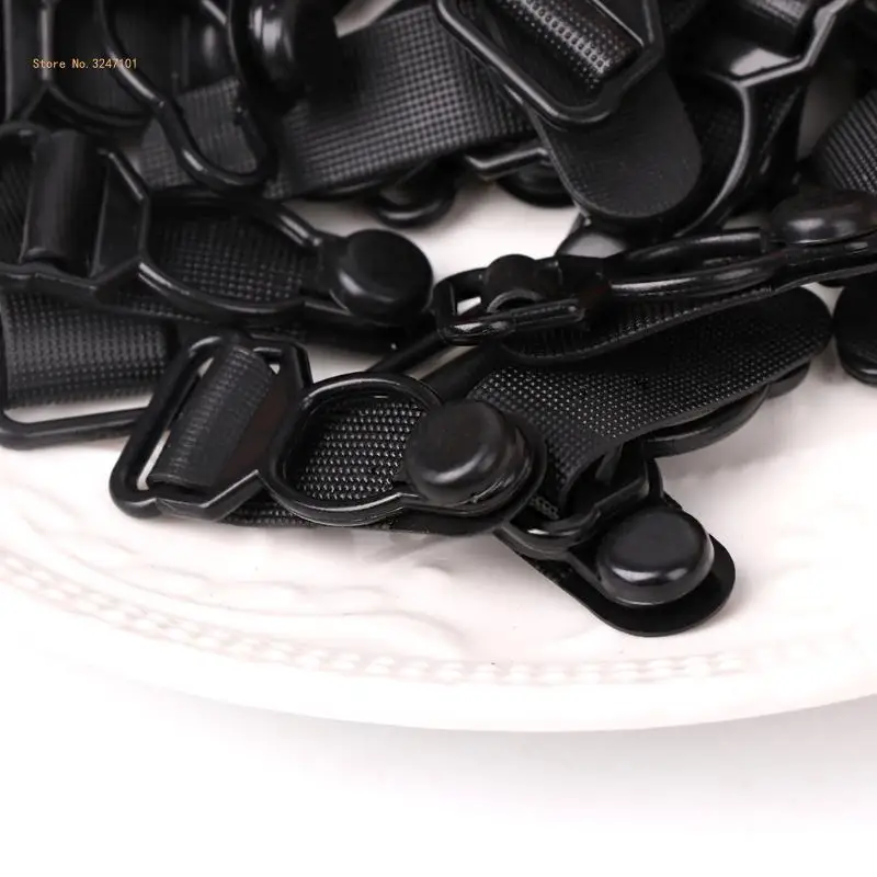 50x Corset Leg Garter Belt Clip Hooks Suspender Ends Hosiery Stocking Grips Dropship