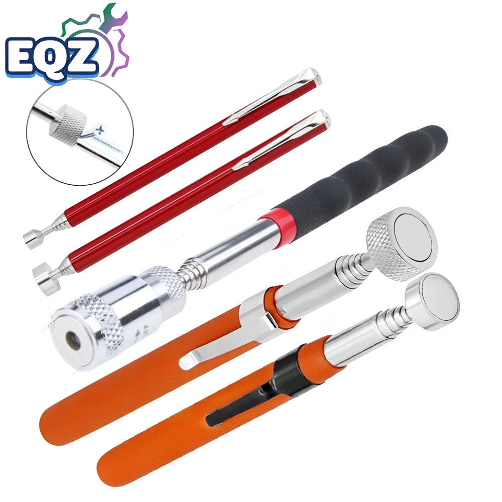 

1pc Mini Portable Telescopic Magnetic Magnet Pen Handy Tool Capacity for Picking Up Nut Bolt Extendable Pickup Rod Stick