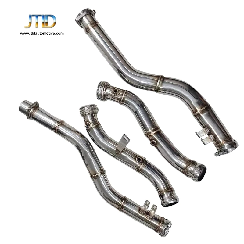 Downpipe For Mercedes BENZ W220 S600 S65 AMG 6.0L V12 SS304 Stainless Steel Performance Catless Exhaust System