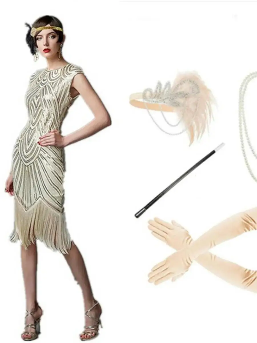 فستان Loween Retro Sequin Dr للسيدات Faion 920S فستان Par Ensemble ort تنورة واسعة Sle No Sve تصميم متوسط الخصر