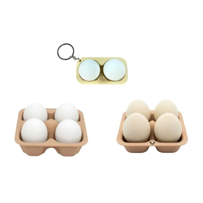New#3D Printed Button Clicker Keyring Egg Banana Keycap Press Keychain Creative Relaxed Press Keyboard Keyring Backpack Pendant