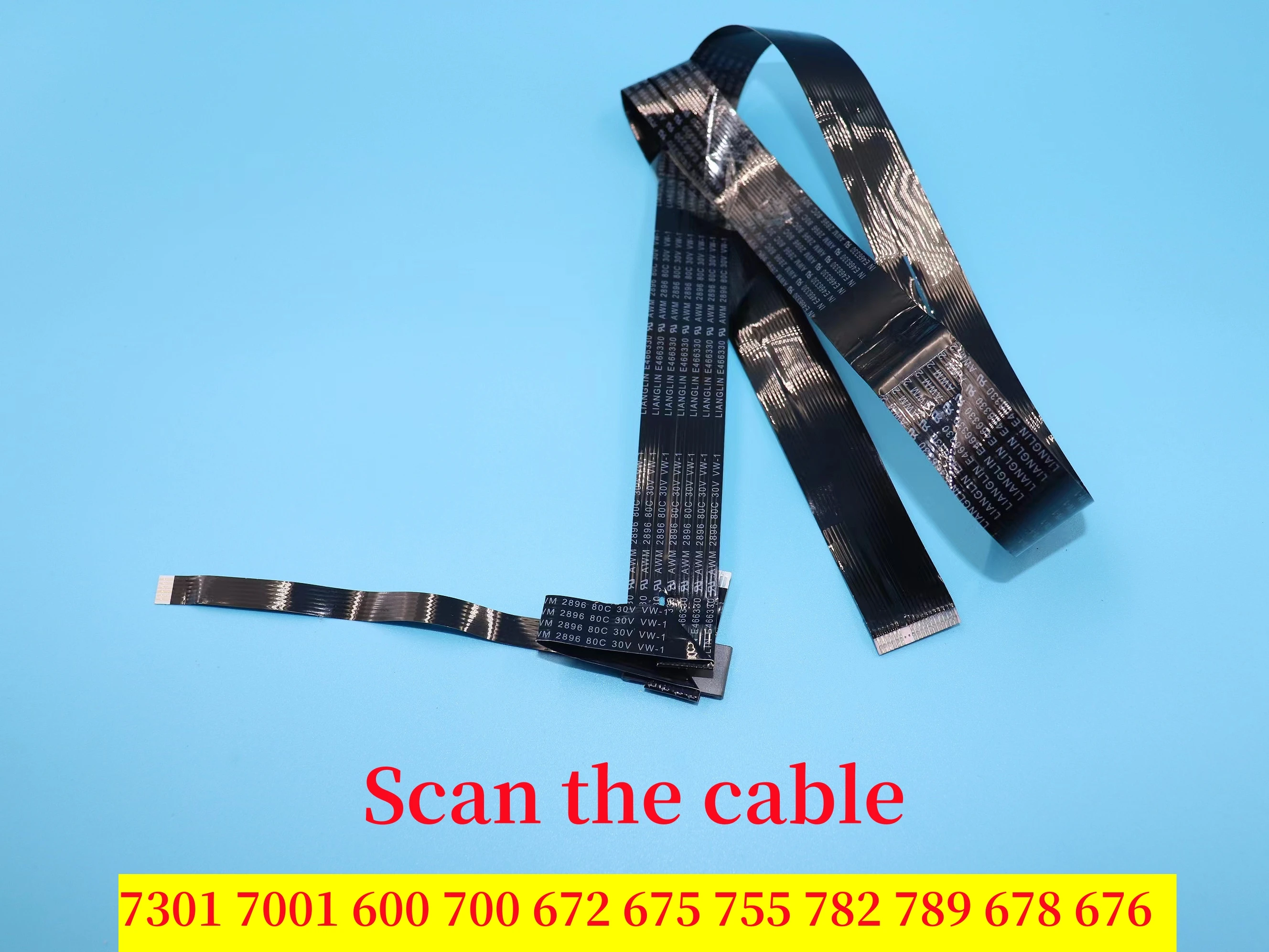 7301 7001 Scanning  Flexible Cable  4WF-80024 print car For HP Printer 600 700 672 675 755 782 789 678 676   Scan the cable