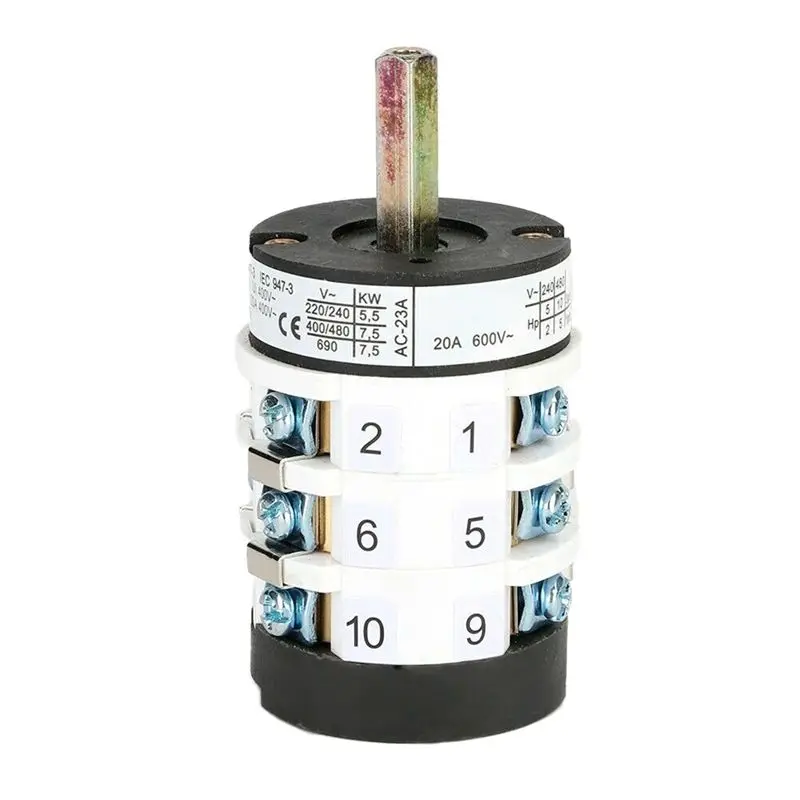 

A30F-1 PCS Переключатель прямого/обратного хода для шиномонтажного станка, ножная педаль 20А 220/380В, белый