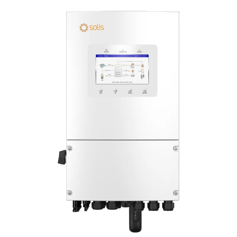 Solis Hybrid Inverter S6-EH1P6K-L-PLUS Single Phase Low Voltage Solar Storage Inverter IP66 2 MPPT WiFi Bluetooth Remote Monitor
