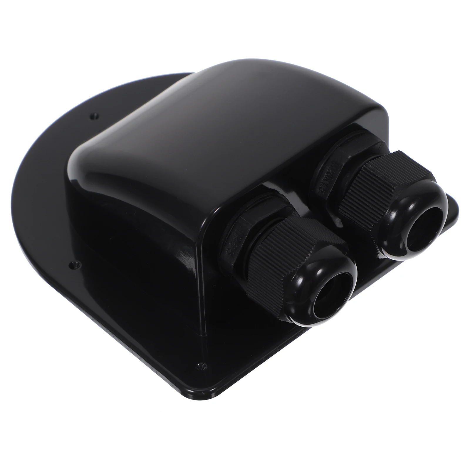

Double Hole ABS Photovoltaic Junction Box Cable Gland Solar Panel Wiring Waterproof Connector Dual Entry Gland Box Roof