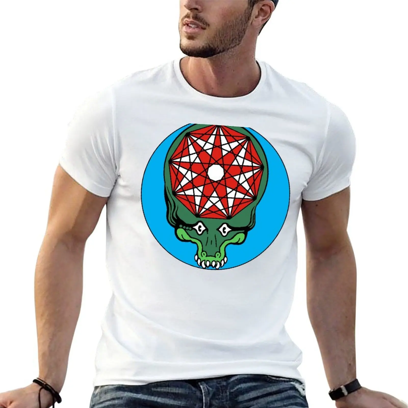 King Gizzard - GIZZHEAD STEALIE - T-shirt avec impression personnalisée, tous les profits sont reversés à une œuvre caritative