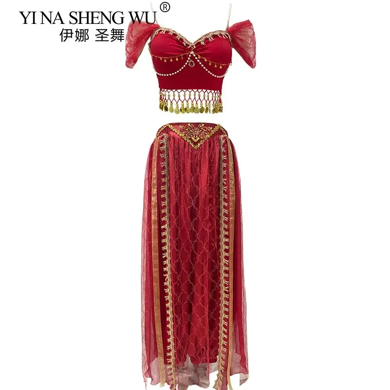 Belly Dance Costume Role-playing, Exotic Indian Dance Performance Set, Western Regions Princess Set, Dunhuang Dance