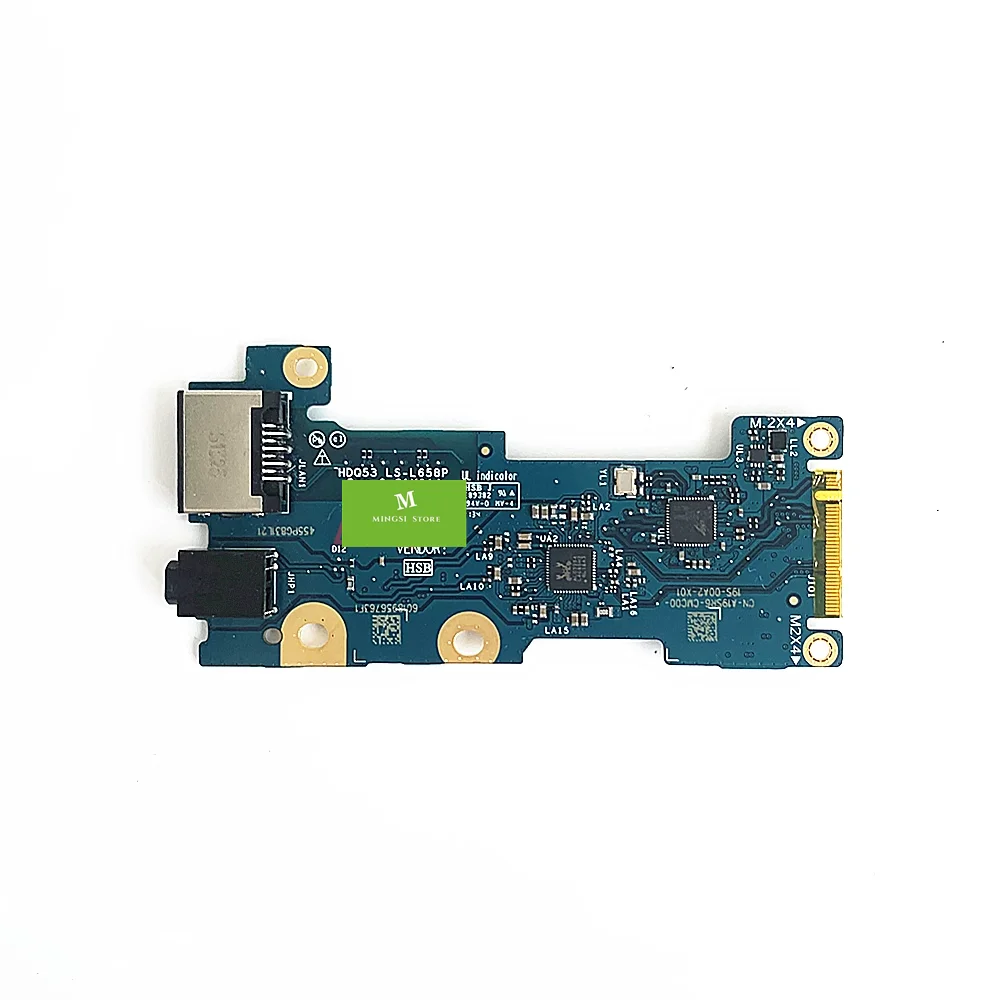 Lan port io board, ls-l658p, for dell g15 5520 5521 g16 7620