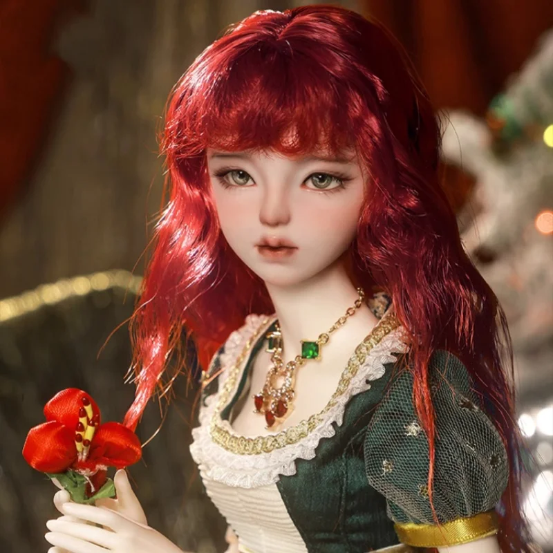 Joybjd 1/4 Xinyue Bjd Doll Fullset with Muxi Body European Style Gentle Princess Coronation Christmas Full Dress Resin Toy