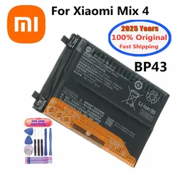2025 Years 4500mAh BP43 Orginal Battery For Xiaomi Mi Mix 4 Mix4 Smart Mobile Phone Battery Bateria Batteries Fast Shipping