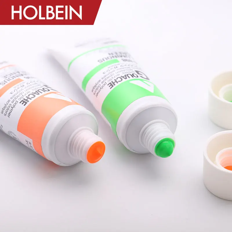 Originele Holbein Ondoorzichtige Acrylverf 20Ml Acryl Gouache Handgeschilderde Pop Make-Up Bjd Muurkunstenaar Verf Kunst Benodigdheden