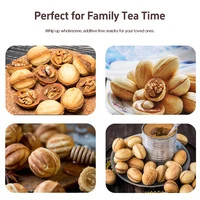 Electric Walnut Cake Waffle Maker With Nuts 12 Holes Cooking Kitchen Biscuits Making for Baking Business Nuts Waffle 2