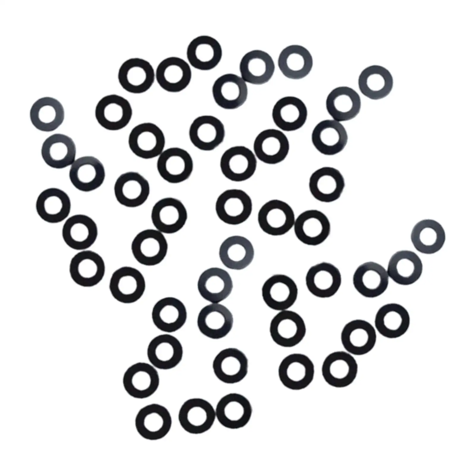 50Pcs Badminton Racquet Grommets Gaskets Repair String Protectors Replacement Accessories Lightweight Nylon Washers O Rings