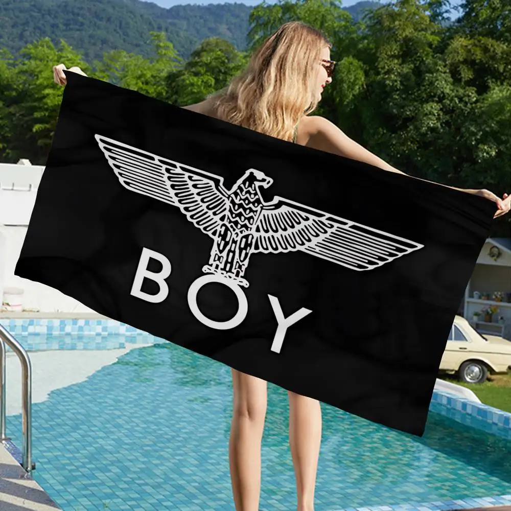 B-Boy-London-Brand Microfiber Printed Beach Towel Mountain Climbing Yoga Beach Swimming Running Absorbent Soft Towel