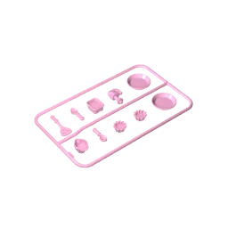 Gobricks GDS-90096 Panel de utensilios de cocina para muñecas compatible con lego 93082b bloques de construcción educativos DIY para niños técnicos