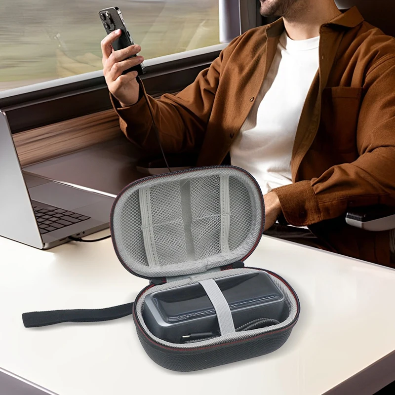 EVA Hard Storage Bag Protective Case Power Bank/Mobile Power Device Organizer For Anker Prime 65W 9600Mah Power Bank