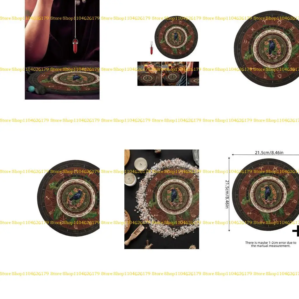 

А1А2 маятник маятник для коврика маятника коврика с ожерельем из кристаллического маятника