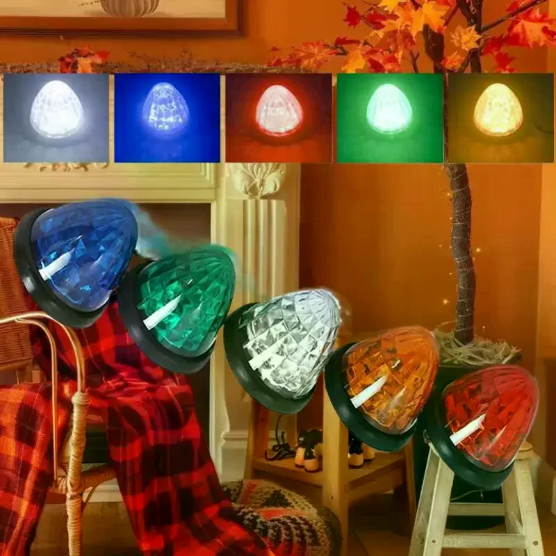 

24V LED Side Marker Clearance Light - Waterproof Indicator for Truck, Trailer, Bus & Caravan