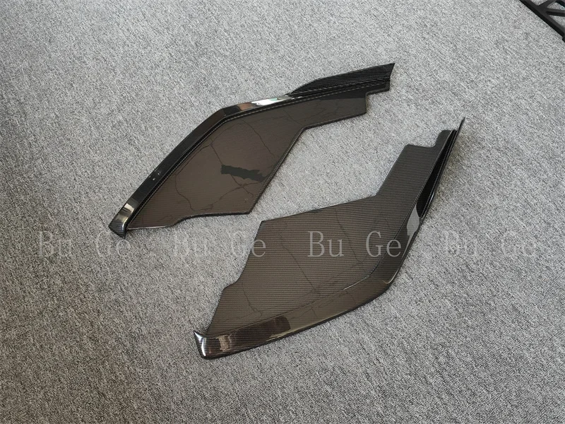 

LANOUT New Carbon Fiber D-Style Front Bumper Lip Splitter Cover Body Kit for Lamborghini Huracan LP610