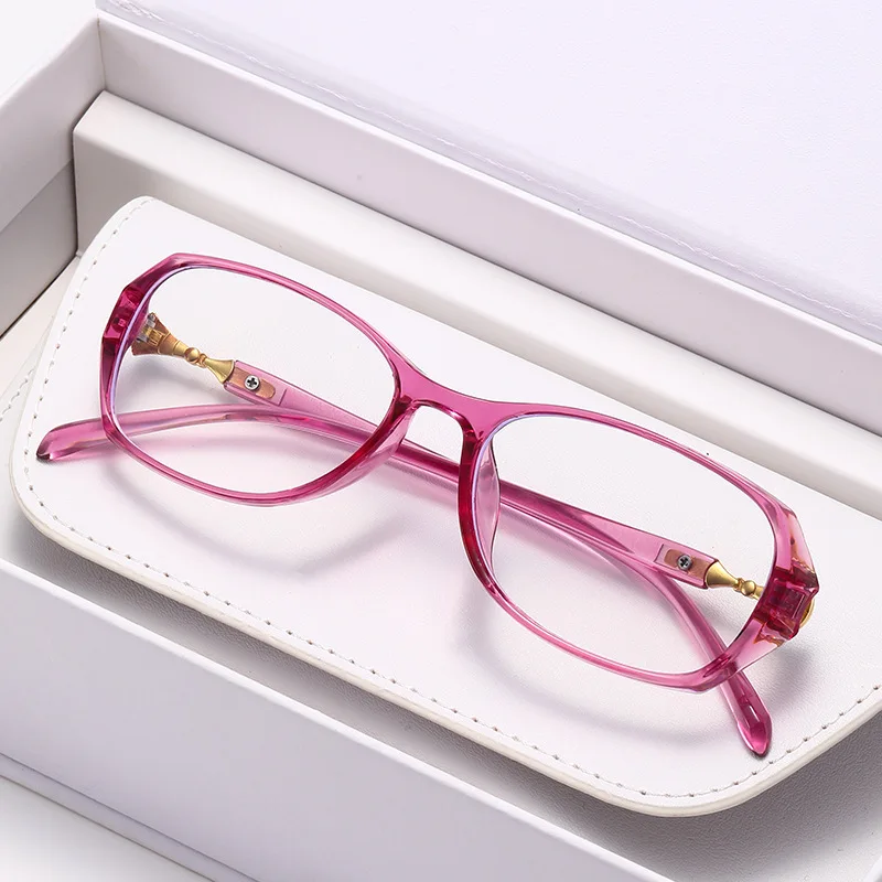 Modische Anti-Blaulicht-Lesebrille für Damen, superleichte, augenschützende und bequeme Brille, Dioptrien 100–400 – Detail 7