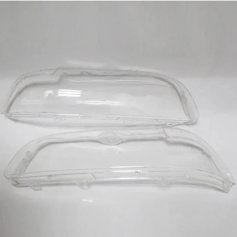 مجموعة غطاء المصباح الأمامي للسيارة لسيارات Bmw E39 1999 2000 2001 2002 5 سلسلة عاكس الضوء قذيفة زجاج عدسة السيارات رئيس ضوء مصباح عدسة