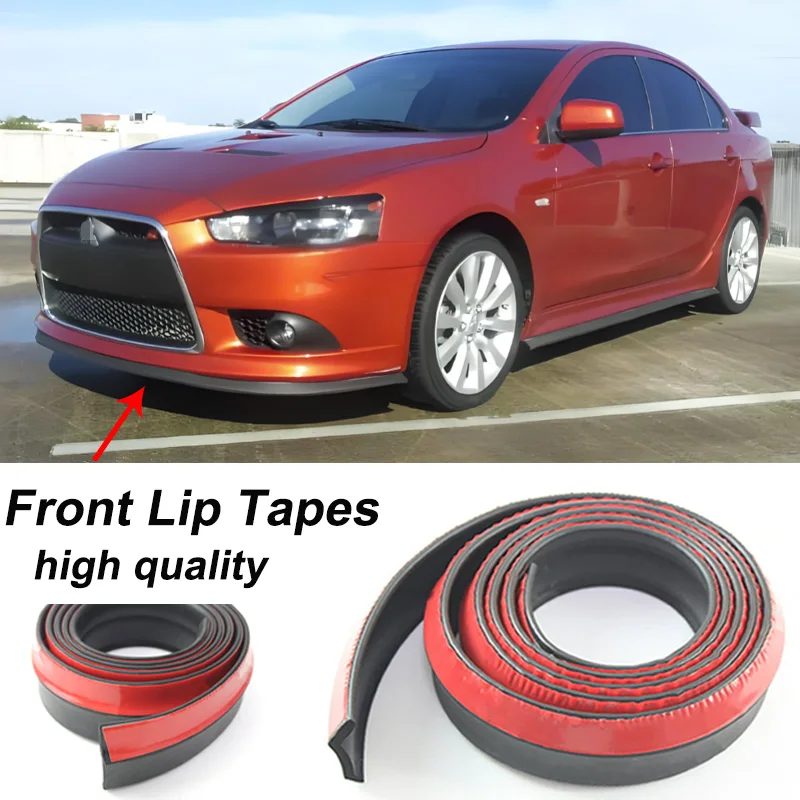 Kit de Carroceria para Mitsubishi Mirage Dingo Dion GSR Evolution CA Attrage: Faixas de Borracha para Para-choque Dianteiro e Lábios de Para-choque