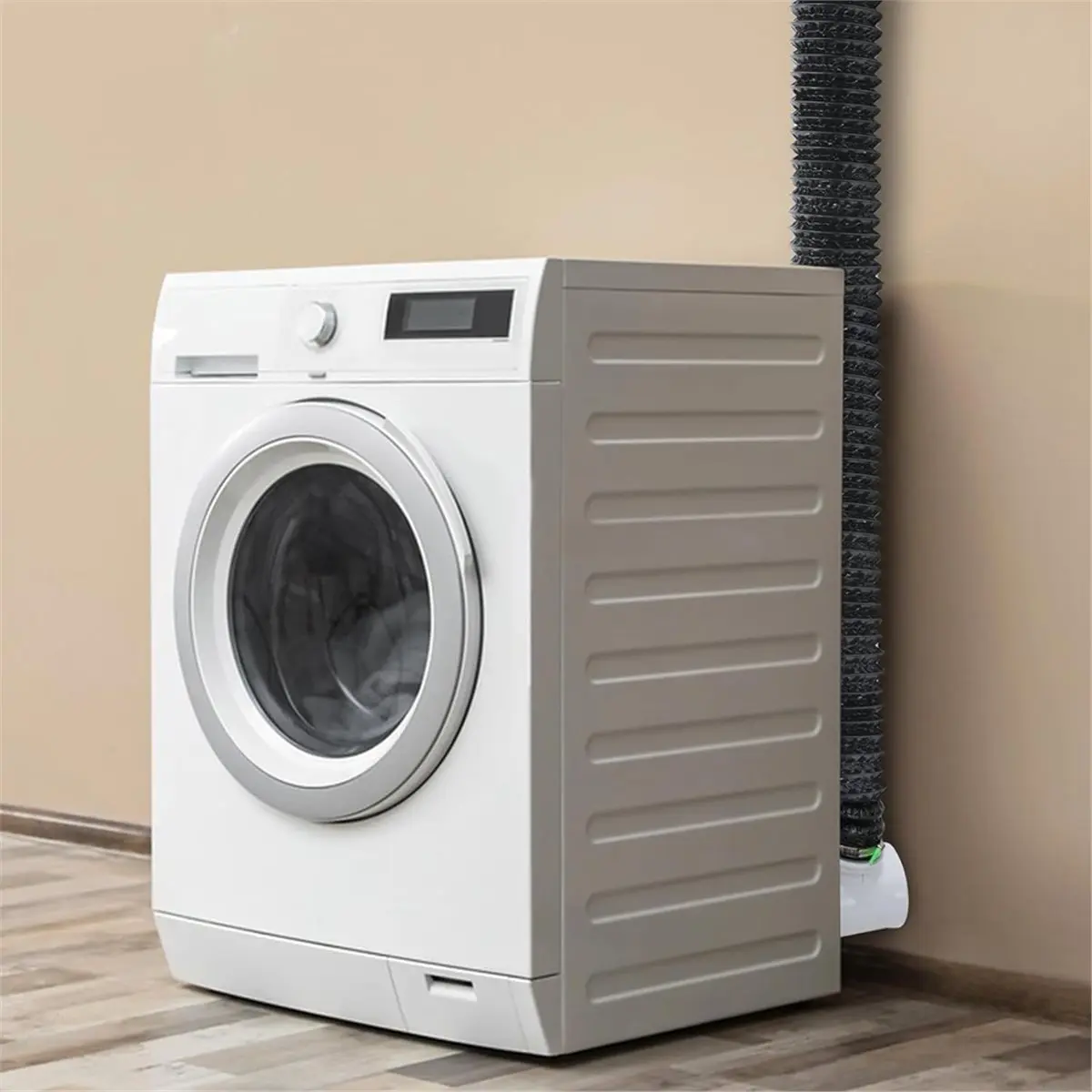 

Вентиляционный шланг ABKM для сушильных машин в ограниченном пространстве, угловой соединитель для сушильной машины под 90 градусов с резиновыми уплотнителями, комплект для подключения сушильной машины к вентиляционной системе внутри помещения