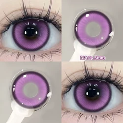 OVOLOOK-2PCS Halloween Contact Lenses Prescription Lens Myopia Natural Pupils Eye Color Lenses Cosplay Colored Contact Lenses