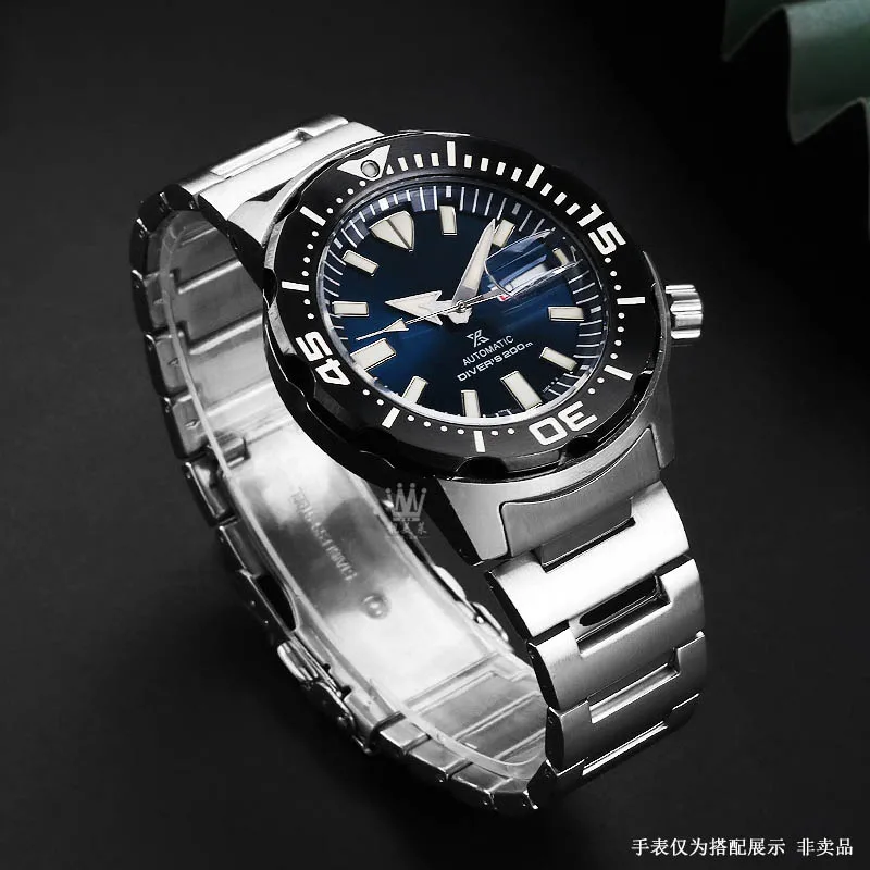 メンズステンレススチールウォッチストラップ,seiko prospexシリーズ用ストラップ,小型モンスター,srph75k1,srpd25k1,高品質,20mm