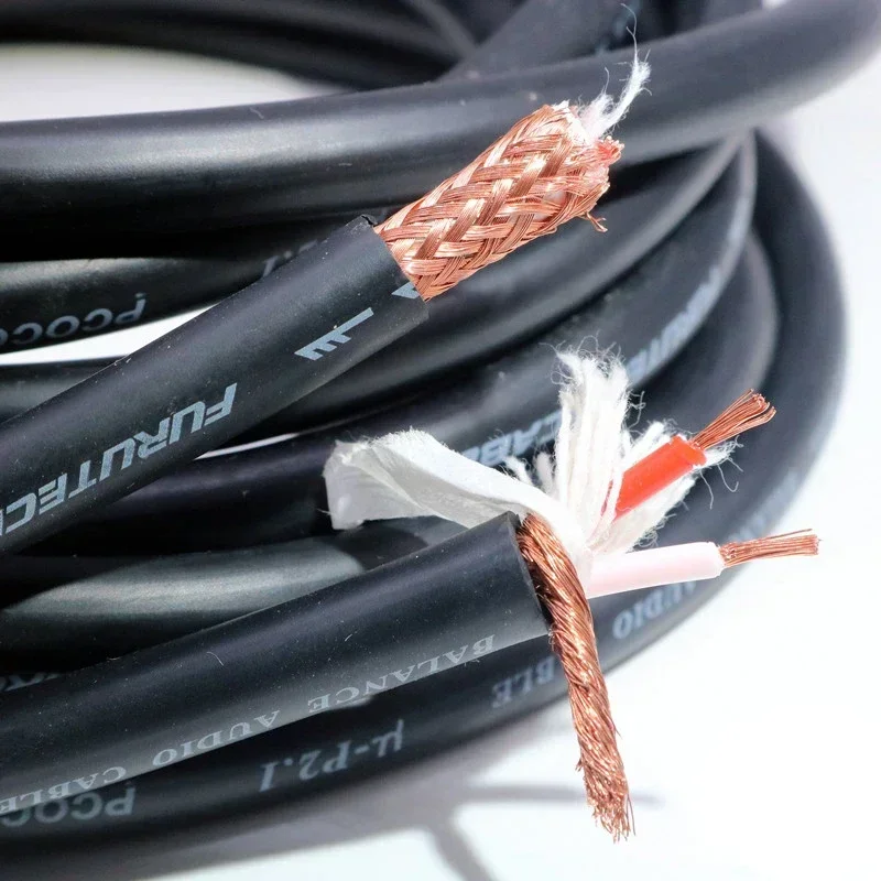 Furutech u-P2.1 OCC HiFi كابل الصوت السائبة سلك تمديد الصوت لتقوم بها بنفسك خط إشارة XLR / RCA #3