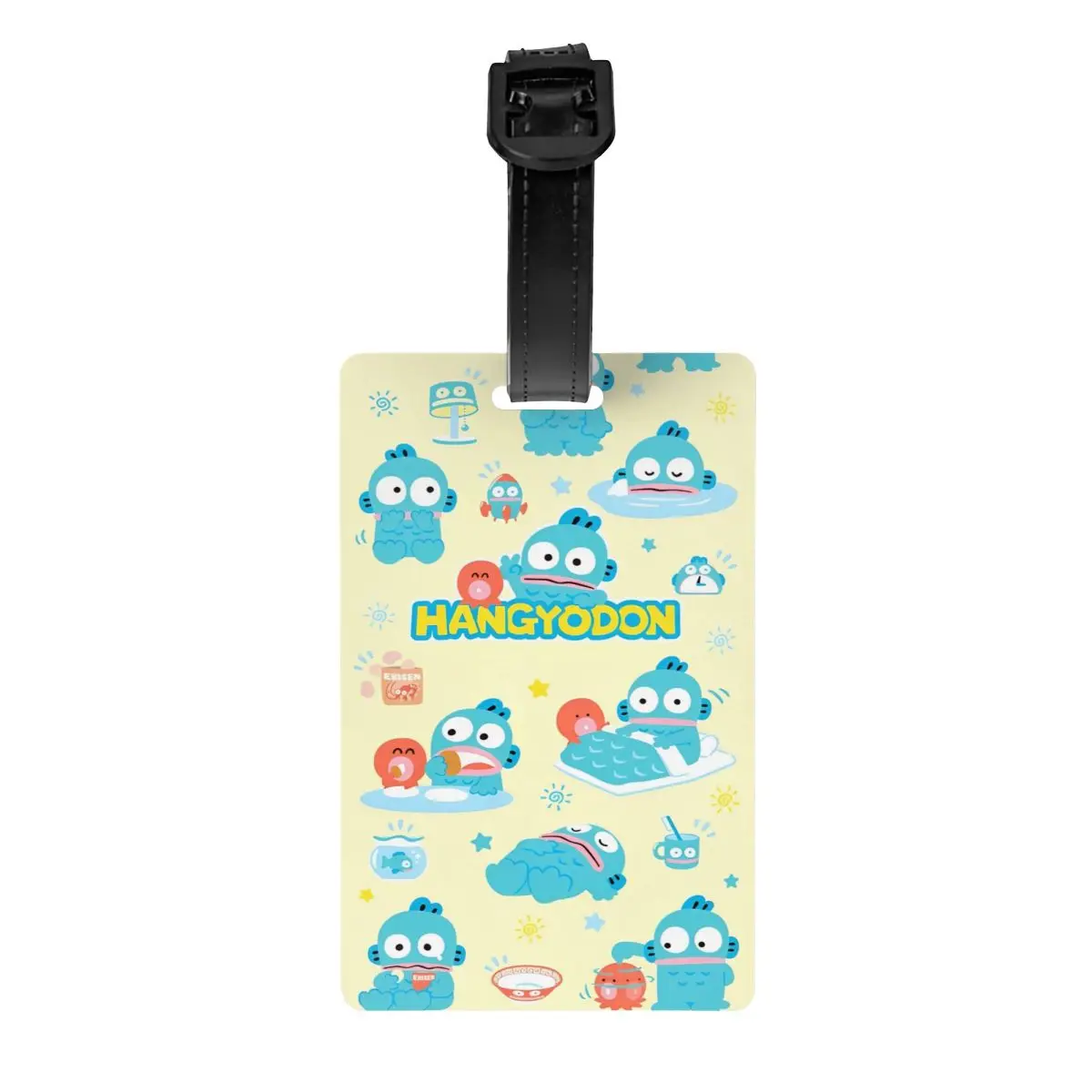 

Hangyodon Cute Cartoon Luggage Tags Travel Holder Baggage Boarding Tags Luggage Bag Case Tags ID Address for Baggage Tag Gift